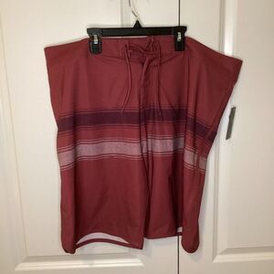 Mens Travis Mathew Confetti King Board shorts‎ 42 Red/gray/black NWT